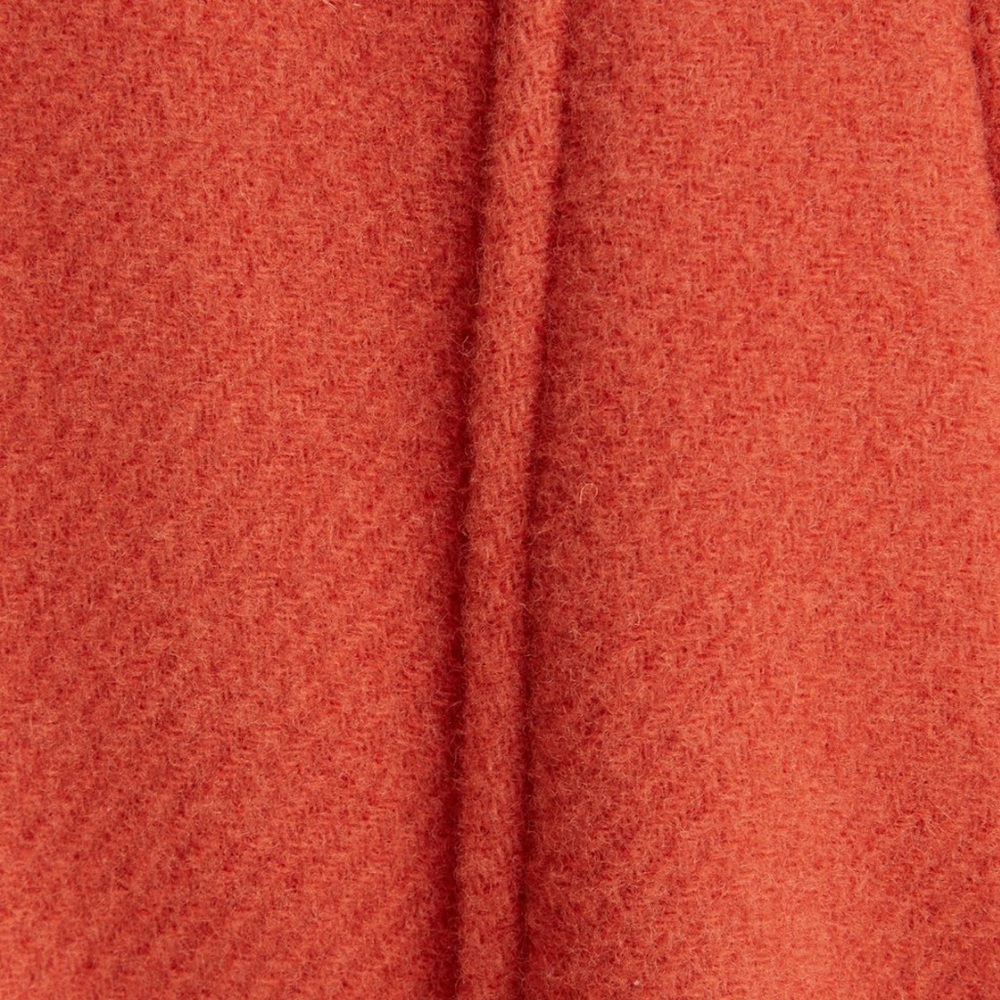 Chloé Iconic Wool Blend Belted Coat In Chestnut Orange Size 36 New - Picture 15 of 16